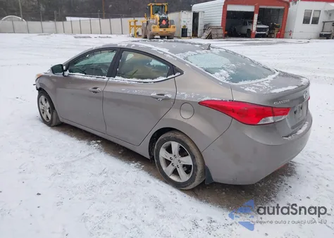 2012 Hyundai Elantra Gls z USA, uszkodzony, nr VIN 5NPDH4AE0CH140522